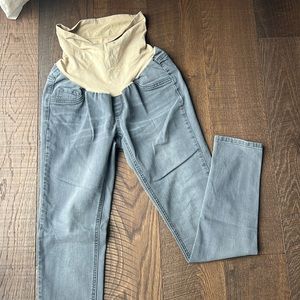Grey Jessica Simpson Maternity Jeans